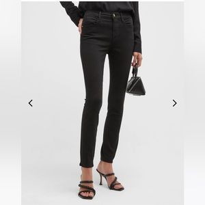 NWT Frame Le High Skinny Jean in Black
